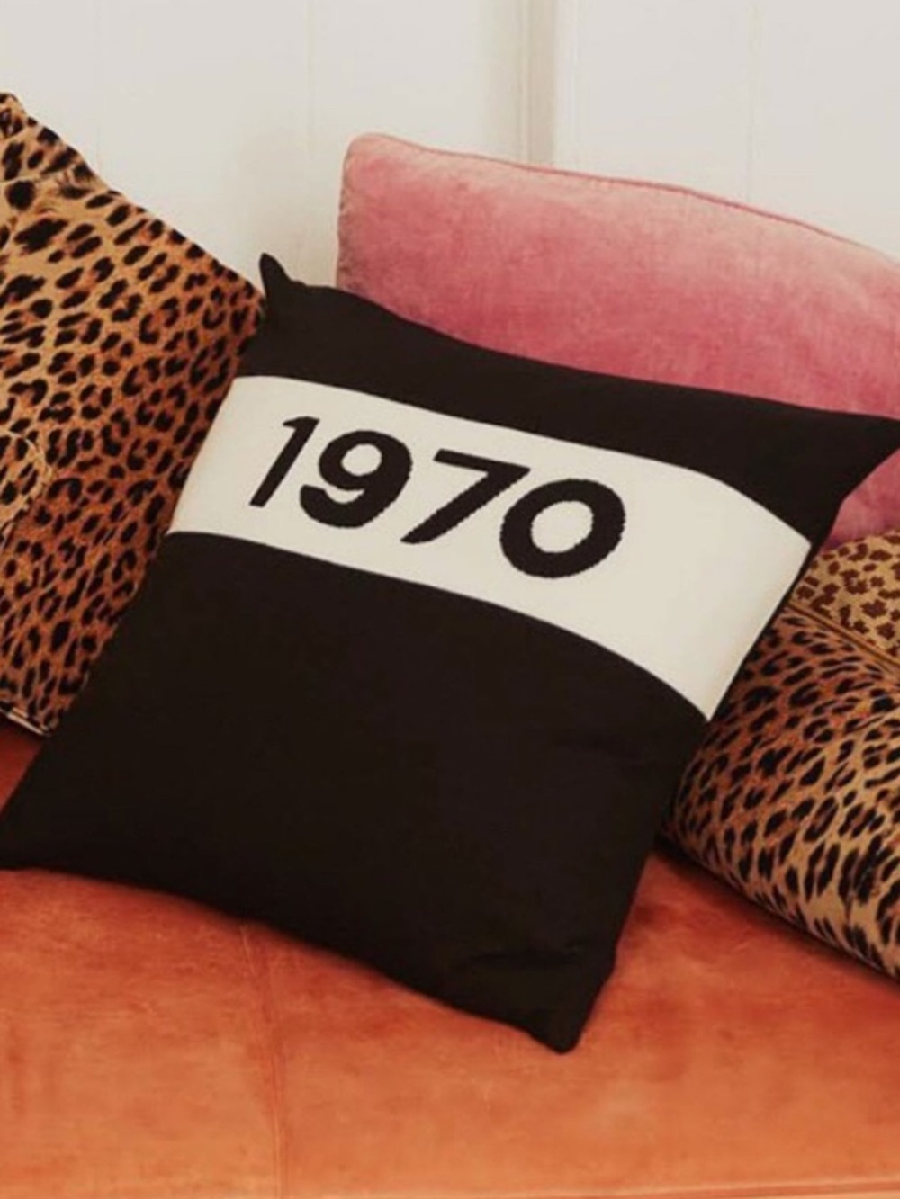 1970 Bella Freud Wool/Cashmere 18” Pillow Cover